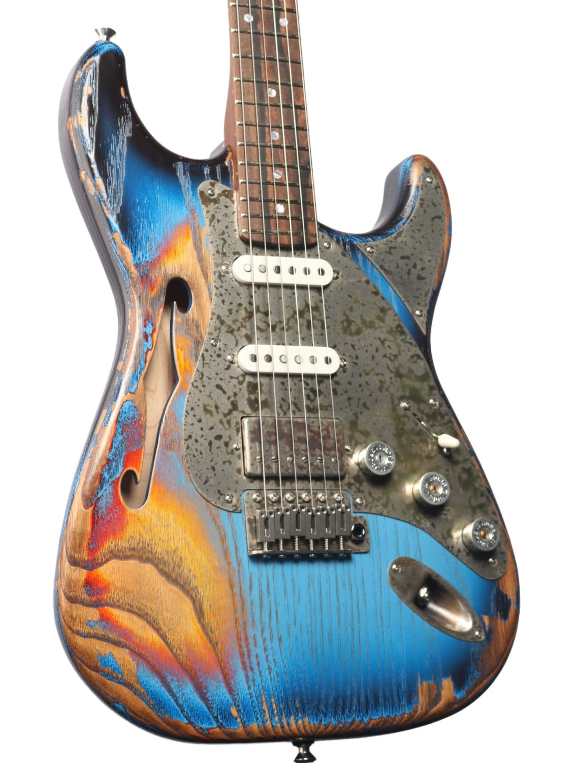 Paoletti Alfa Lounge Semi-Hollow HSS Heavy Deep Blue #341326