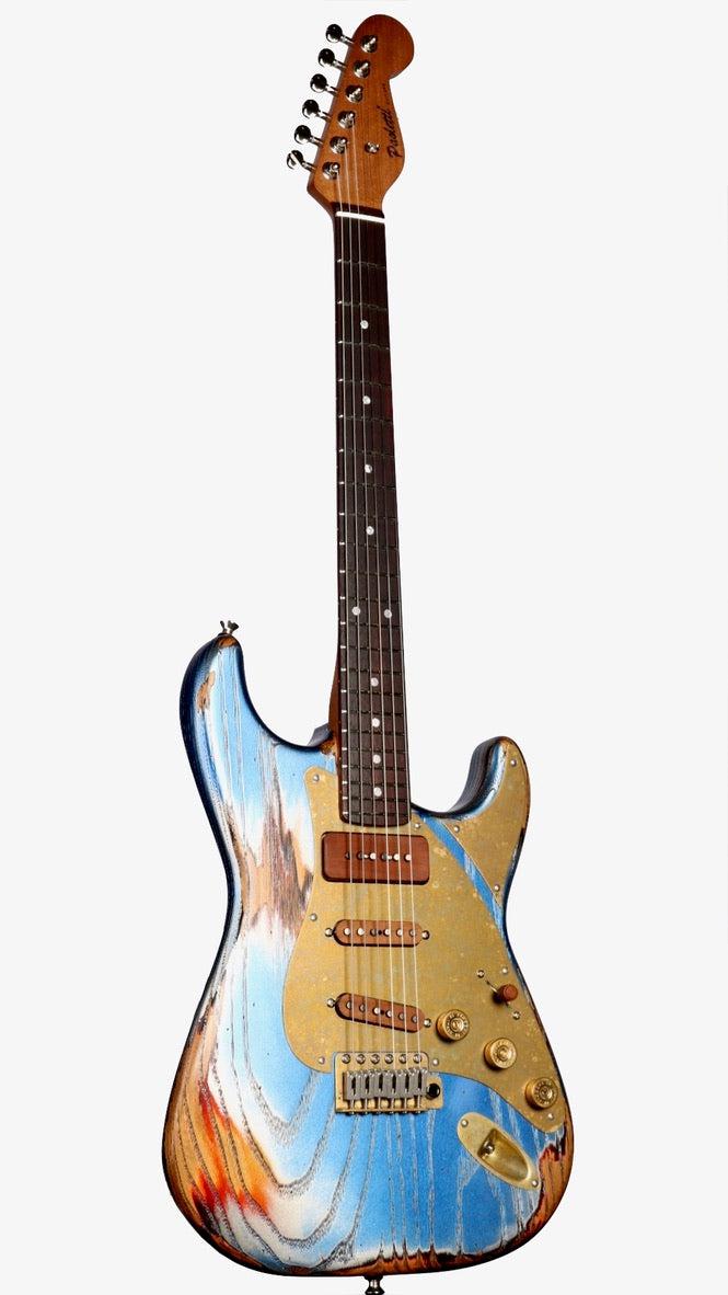 Paoletti Stratospheric Loft SSP90 Firemist Blue with Walnut