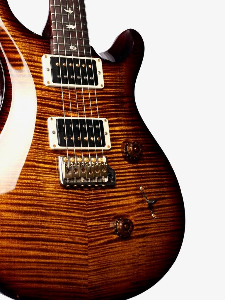 2020 PRS Custom 24 10 Top Black Gold Burst  (Pre-Owned) - Paul Reed Smith Guitars - Heartbreaker Guitars