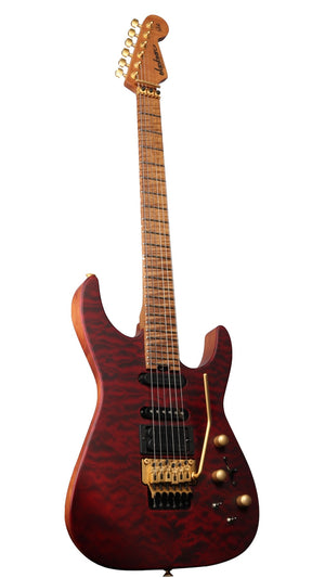 Jackson Custom Shop USA Signature Phil Collen PC1 Satin Transparent Red #13566 (Pre-Owned)