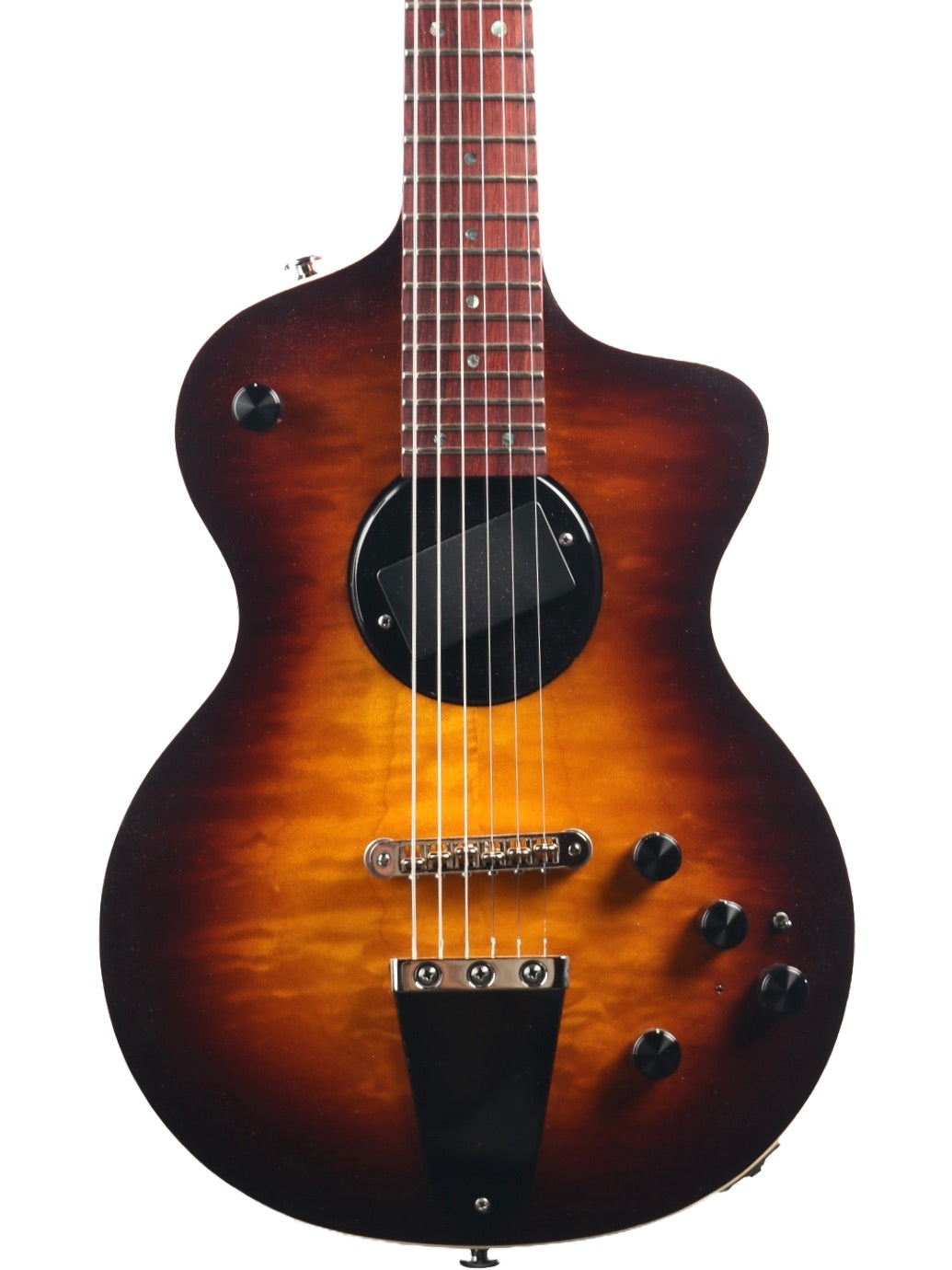 Rick Turner Model 1 Custom Tobacco Burst Maple Top Satin Finish w/ Full Electronics Package #6021