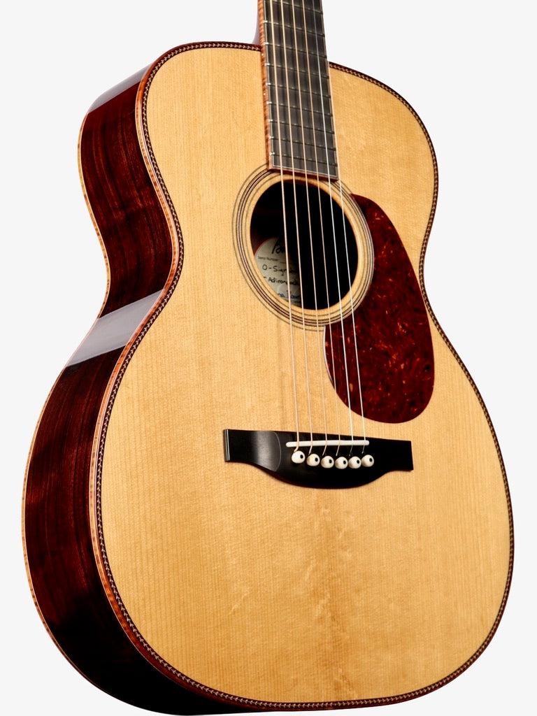 Bourgeois DB Signature Deluxe Single O Aged Tone Adirondack / Figured Indian Rosewood #9571 - Bourgeois Guitars - Heartbreaker Guitars
