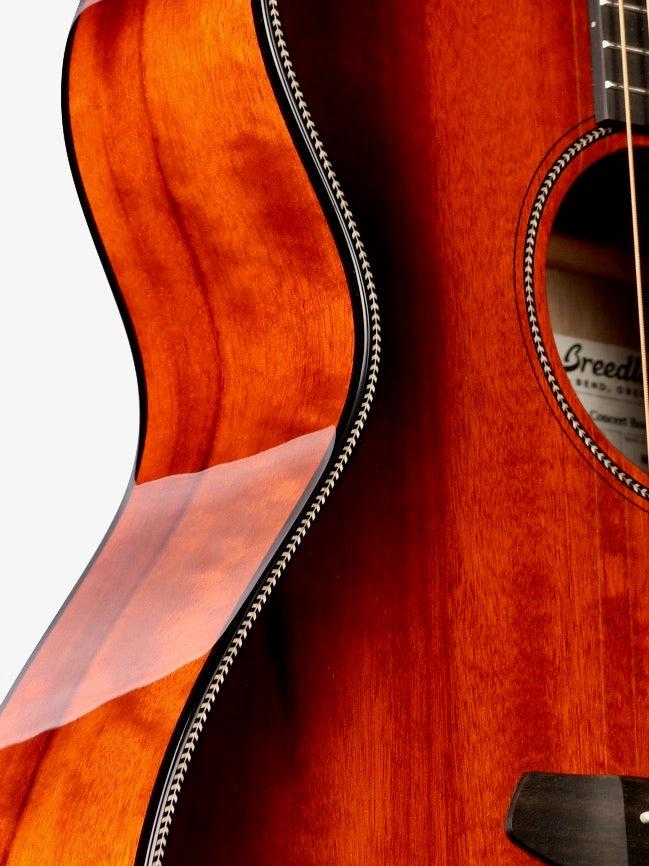 Breedlove Oregon Concert Bourbon CE Myrtlewood #27762 - Breedlove Guitars - Heartbreaker Guitars