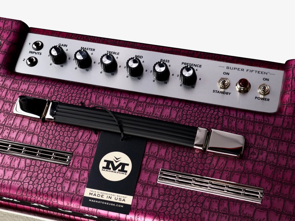 Magnatone Super Fifteen Combo Billy Gibbons Chrome Grape #7728