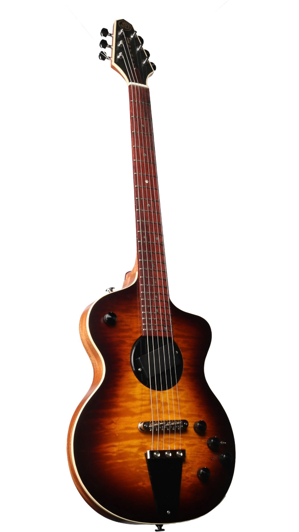 Rick Turner Model 1 Custom Tobacco Burst Maple Top Satin Finish w/ Full Electronics Package #6021