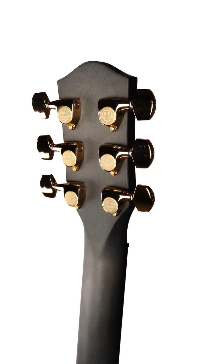 McPherson Carbon Fiber Touring Red Honeycomb Gold #12344 - McPherson Guitars - Heartbreaker Guitars
