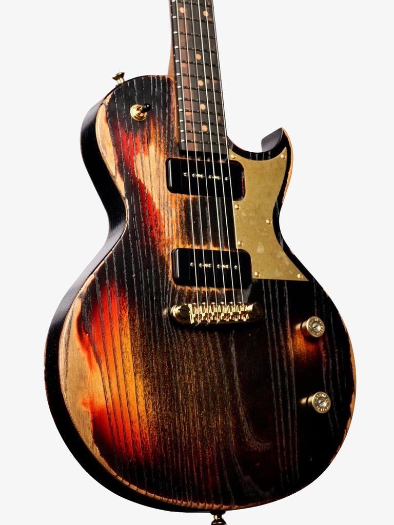 Paoletti Seicento 2P90 Relic Black NAMM 2024 Edition #234823 - Paoletti - Heartbreaker Guitars