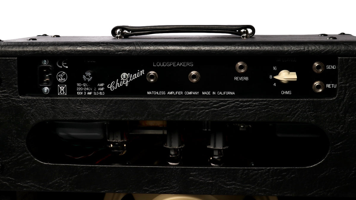 2025 Matchless Chieftain Reverb 1x12 Combo Black / Silver #J22121