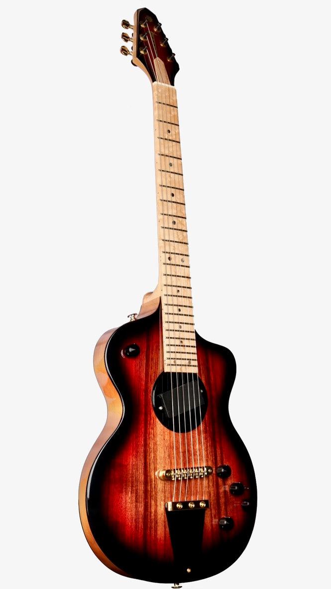 Rick Turner Model 1 Ltd. Edition Black Acacia Burst "Heartbreaker Featherweight" #13 - Rick Turner Guitars - Heartbreaker Guitars