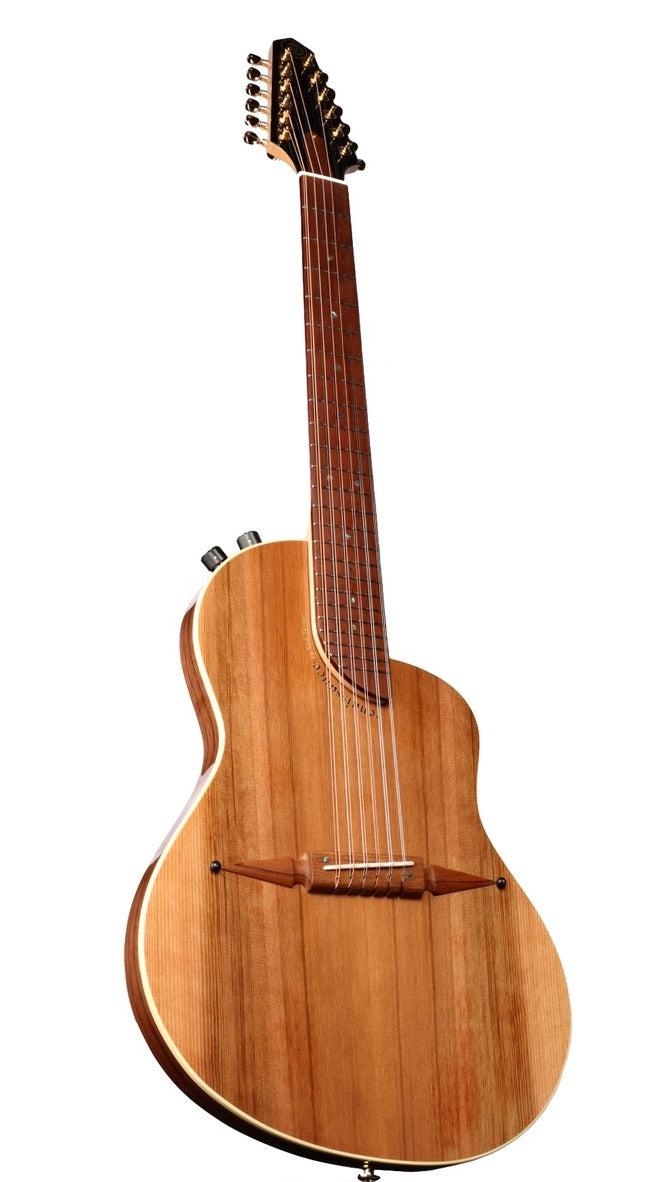 Rick Turner Renaissance RS12 Red Sinker Cedar / Walnut #5954 - Rick Turner Guitars - Heartbreaker Guitars