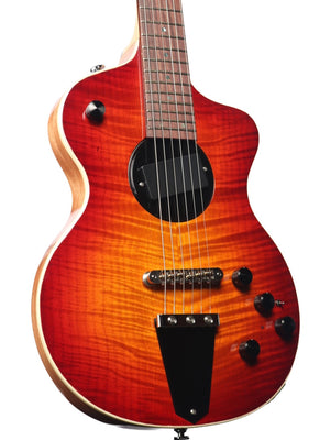 Rick Turner Model 1 Custom Cherry Burst Figured Maple Top w/ Full Electronics Package #6208