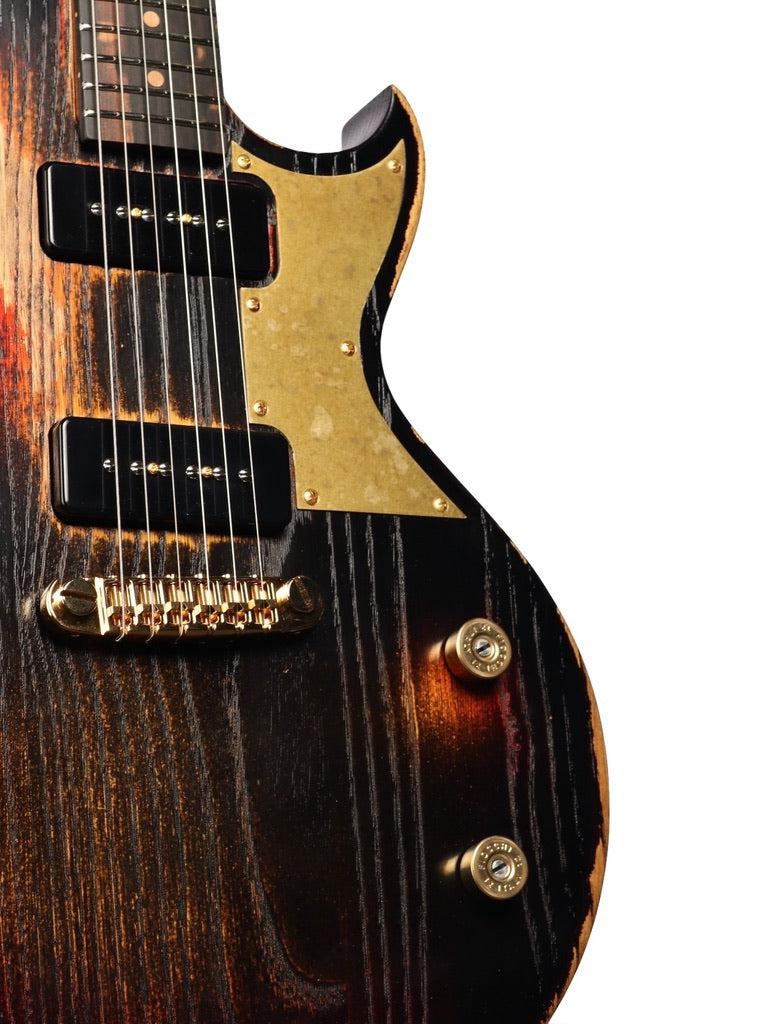 Paoletti Seicento 2P90 Relic Black NAMM 2024 Edition #234823 - Paoletti - Heartbreaker Guitars