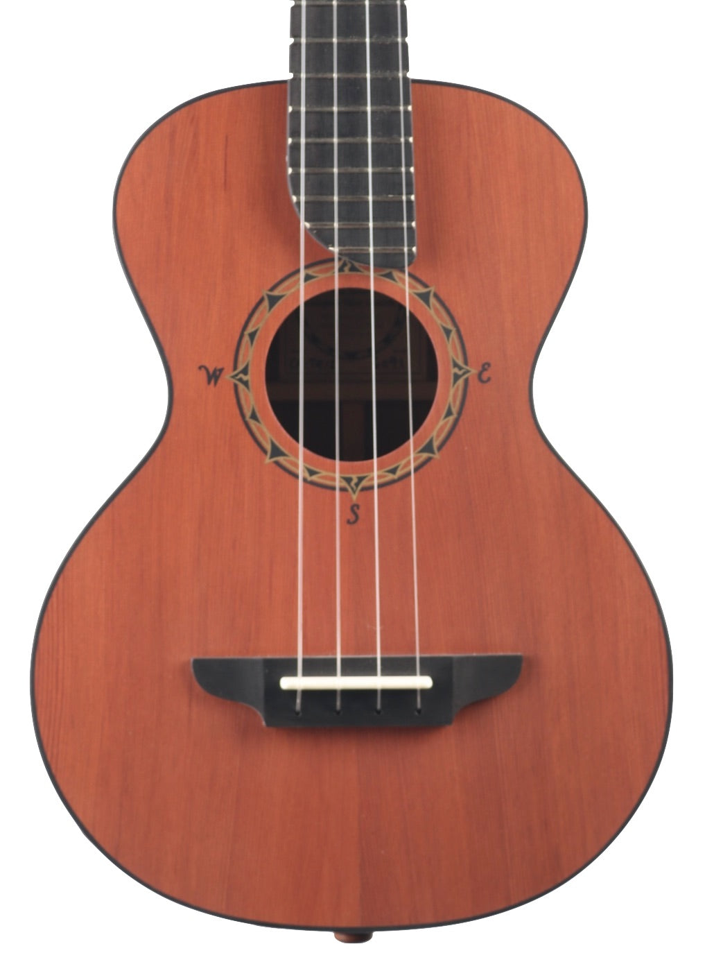 Compass Rose Ukulele Redwood / Walnut #6091