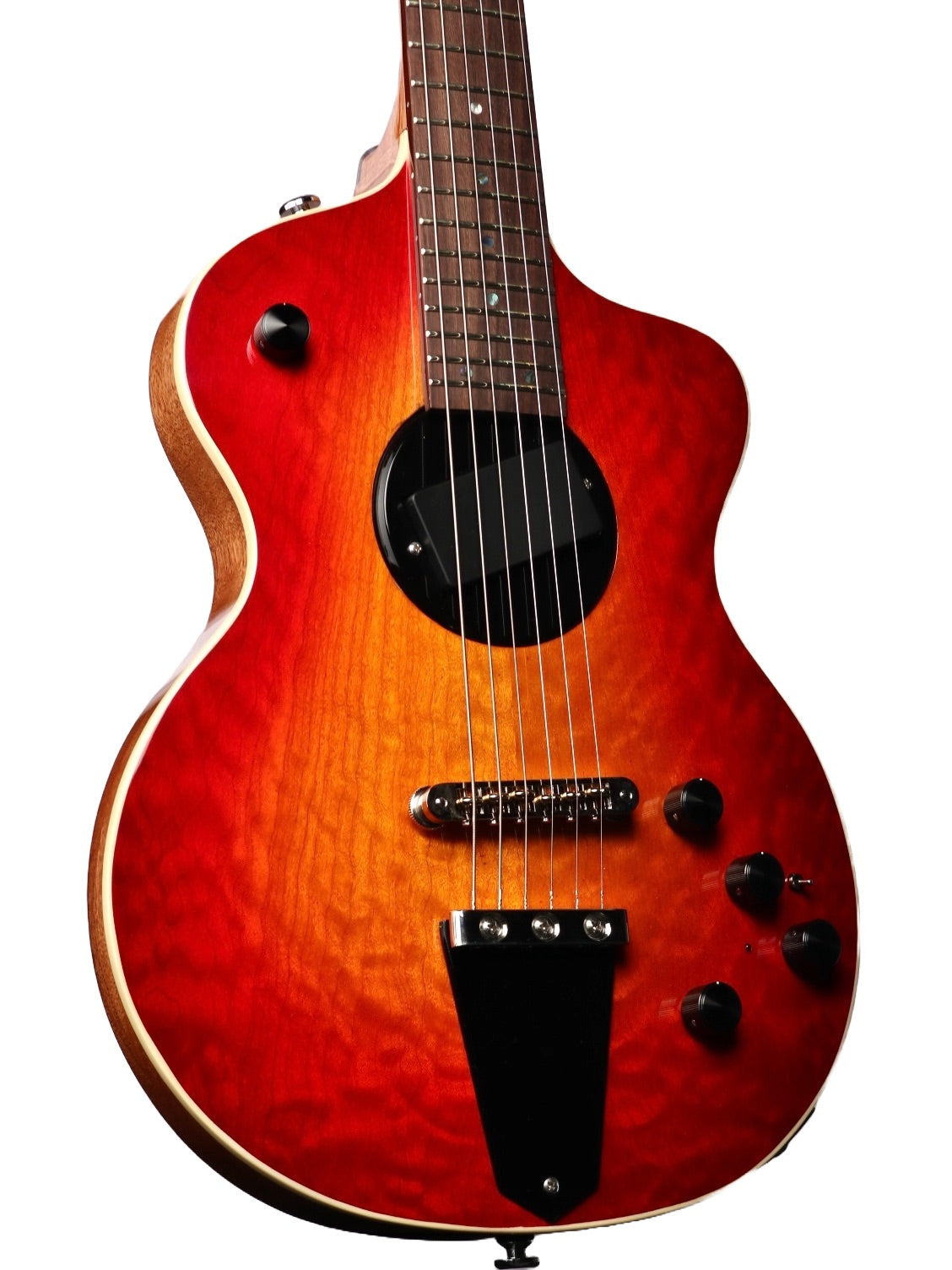 Rick Turner Model 1 Custom Cherry Burst Figured Maple Top #6141