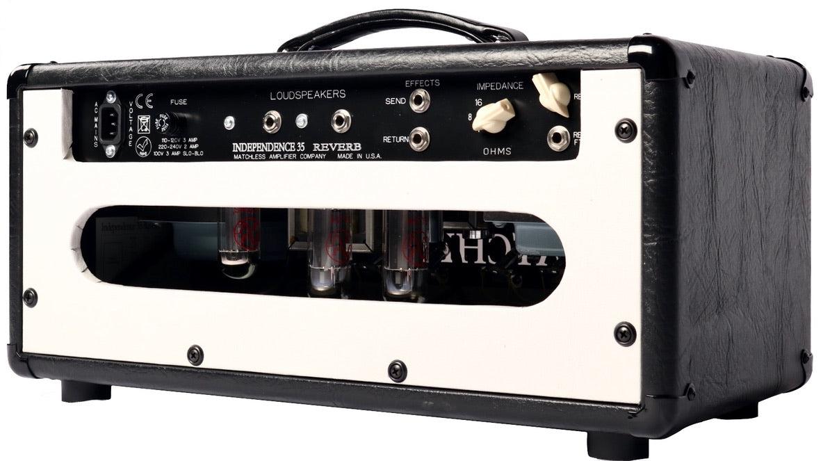 Matchless Independence 35w Reverb Head 2023 Black / White - Matchless Amplifiers - Heartbreaker Guitars