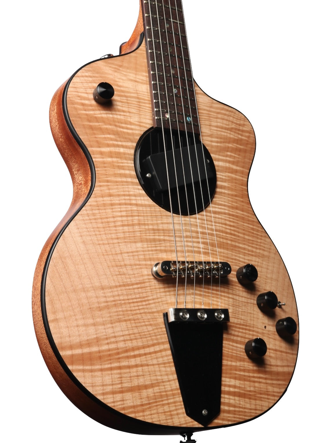 Rick Turner Model 1 Custom Maple Top Satin Finish w/ Full Electronics Package #6073