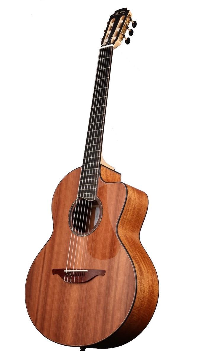 Lowden S50J Nylon Jazz Sinker Redwood / Fiddleback Mahogany #26843 - Lowden Guitars - Heartbreaker Guitars