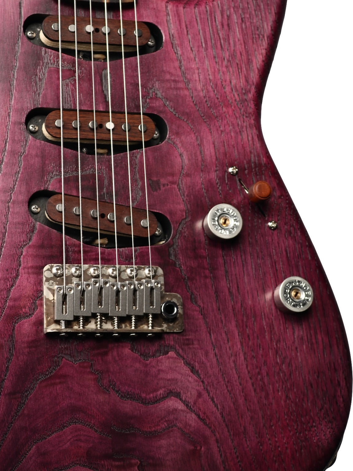 Paoletti Alfa Semi-Hollow Chianti Wine SSS with Walnut Pickups #292425