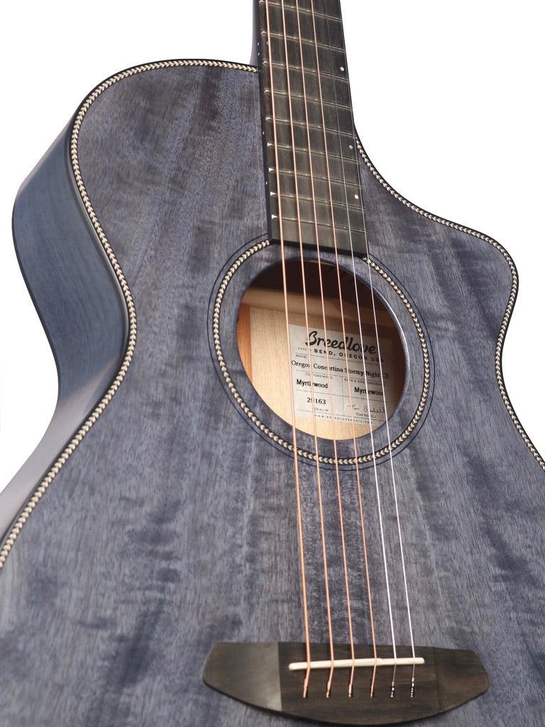 Breedlove Oregon Concertina Stormy Night CE Myrtlewood / Myrtlewood #29163 - Breedlove Guitars - Heartbreaker Guitars