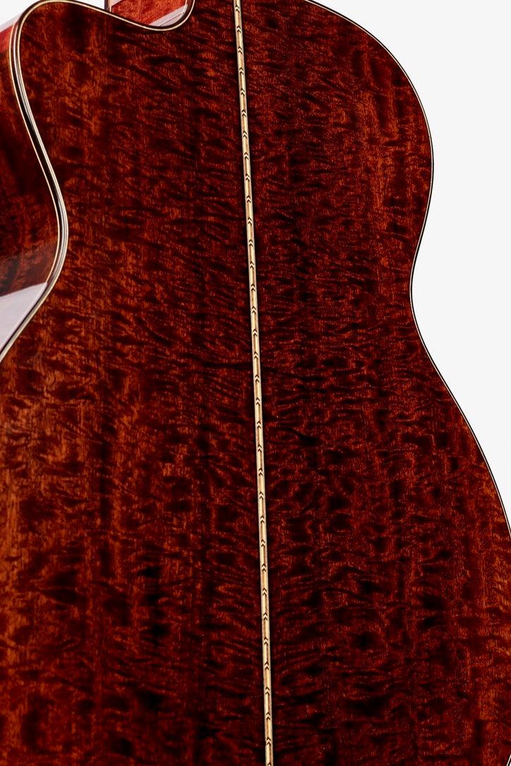 Bourgeois Guitars OMC Soloist Aged Tone Adirondack / Figured Mahogany #9568 - Bourgeois Guitars - Heartbreaker Guitars