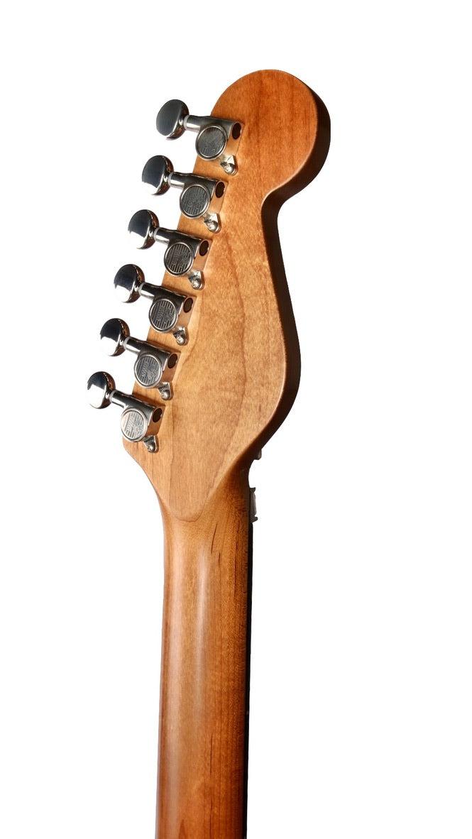 Paoletti Stratospheric Loft HSS Relic Black and Silver w/ Floyd Rose #219523 - Paoletti - Heartbreaker Guitars