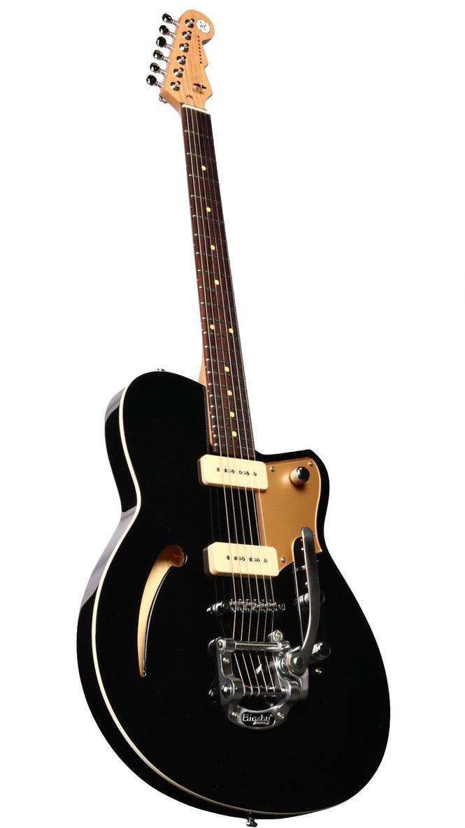 Reverend Club King 290 Midnight Black #56434 - Heartbreaker Guitars