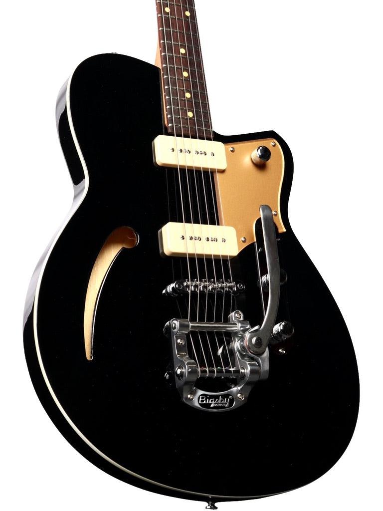 Reverend Club King 290 Midnight Black #56434 - Reverend Guitars - Heartbreaker Guitars