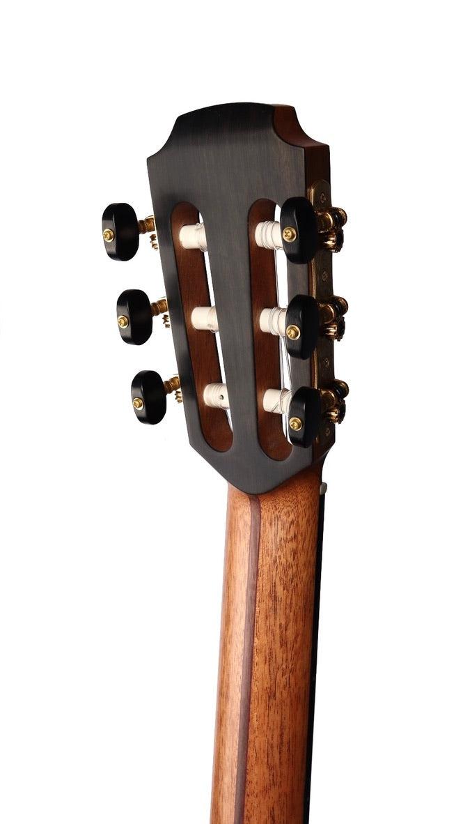 Lowden S50J Nylon Jazz Sinker Redwood / East Indian Rosewood Upgraded with GL Leaf Inlays and 38 Style Abalone Purfling #27709 - Lowden Guitars - Heartbreaker Guitars