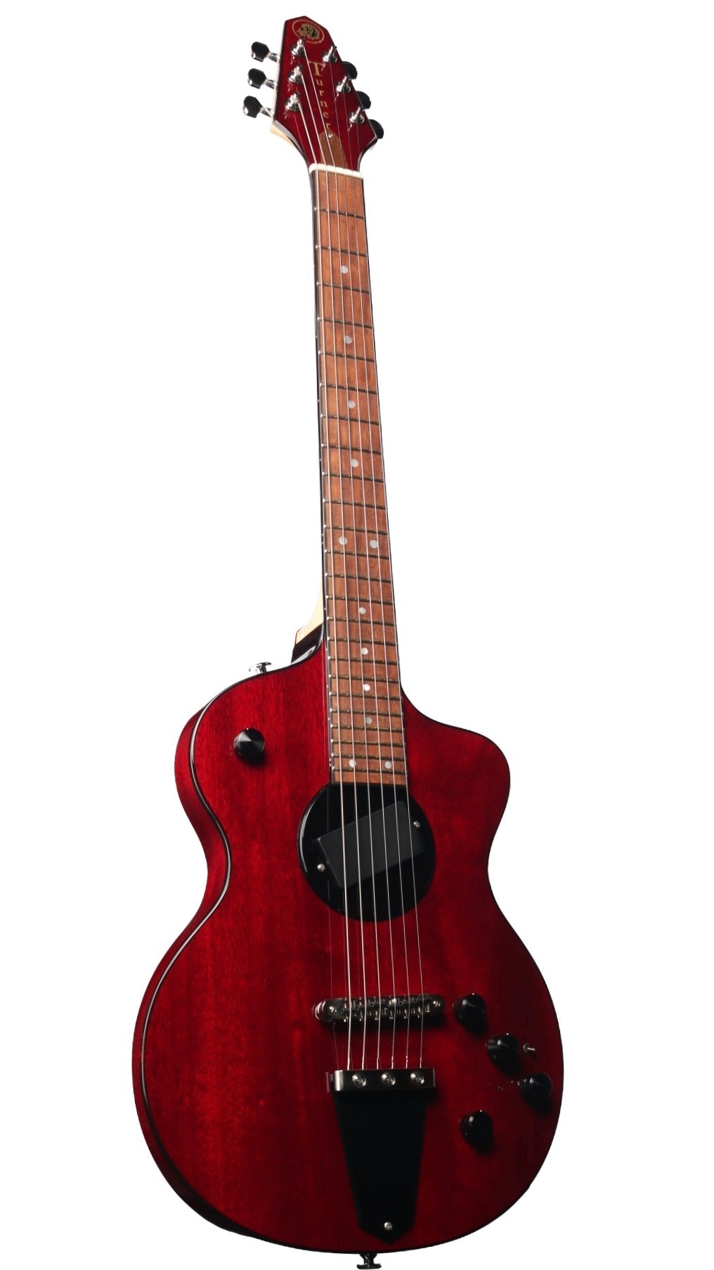 Rick Turner Model 1 Burgundy Gloss Finish w/ Full Electronics Package #6136