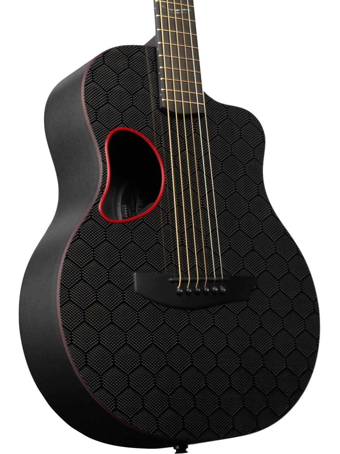 McPherson Carbon Fiber Touring Red Honeycomb Blackout Edition #20097