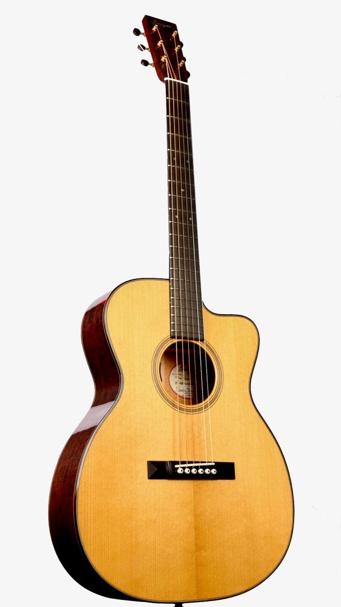 Bourgeois Guitars OMC Soloist Aged Tone Adirondack / Figured Mahogany #9568 - Bourgeois Guitars - Heartbreaker Guitars