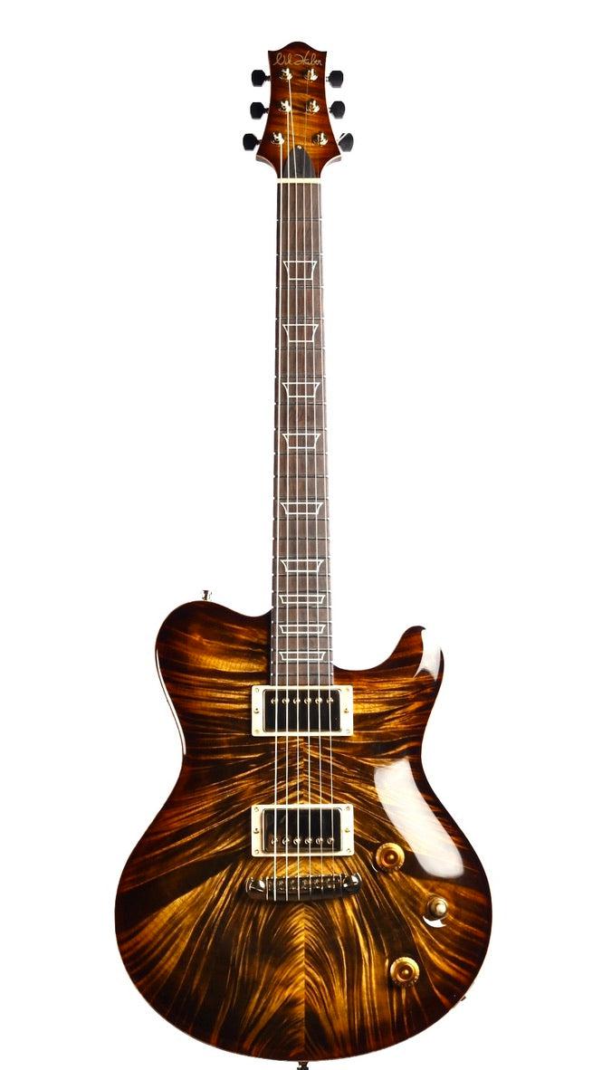 Nik Huber Dolphin II Tigereye Burst NAMM 2024 Edition #34528 - Nik Huber Guitars - Heartbreaker Guitars