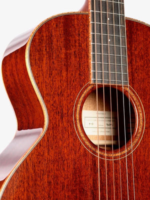 Santa Cruz Firefly Custom All Mahogany with Koa Binding #304 - Santa Cruz Guitar Company - Heartbreaker Guitars