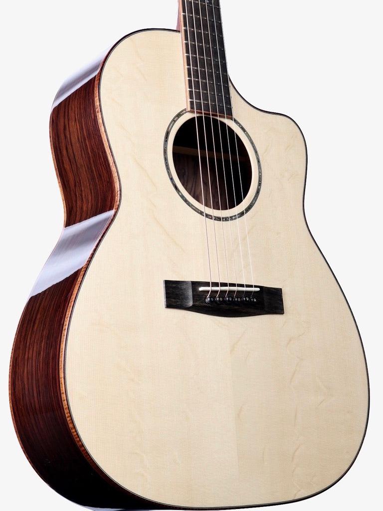 Huss and Dalton CM Custom Italian Bearclaw Spruce / Master Grade Figured Indian Rosewood #6121 - Huss & Dalton Guitar Company - Heartbreaker Guitars