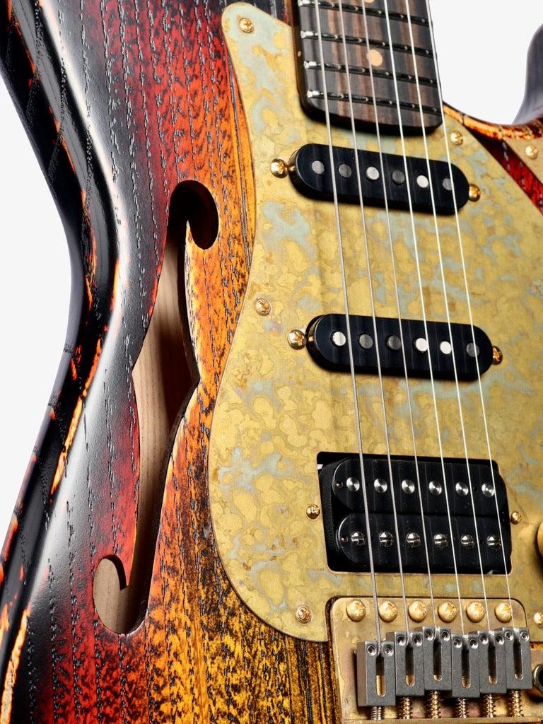 Paoletti Alfa Lounge HSS Heavy Black NAMM 2024 Edition #238023 - Paoletti - Heartbreaker Guitars