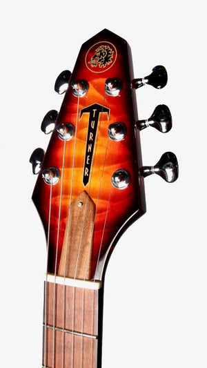 Rick Turner Model 1 Custom Deluxe Quilted Maple Burst with Full Electronics Package #5793 - Rick Turner Guitars - Heartbreaker Guitars