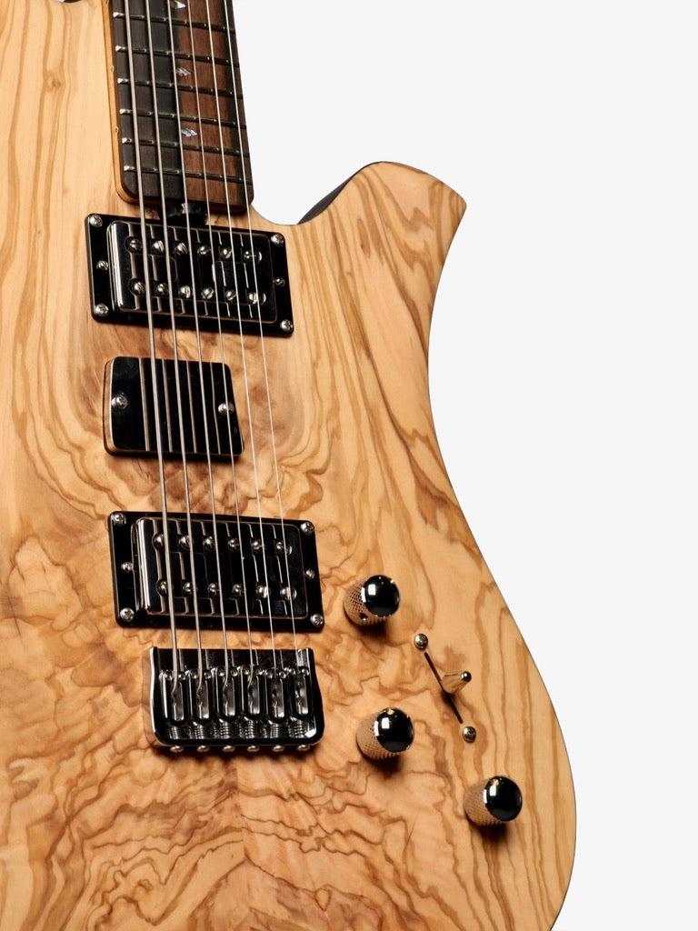 Bacci Leonardo Dual Output Olivo NAMM 2024 Edition #110BLF00066 - Bacci - Heartbreaker Guitars