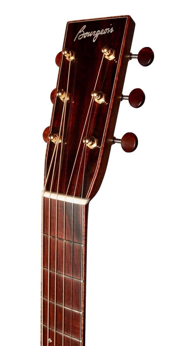 Bourgeois OMC DB Signature Dark Burst Aged Tone Figured Bearclaw Spruce / Hawaiian Koa #9392 - Bourgeois Guitars - Heartbreaker Guitars