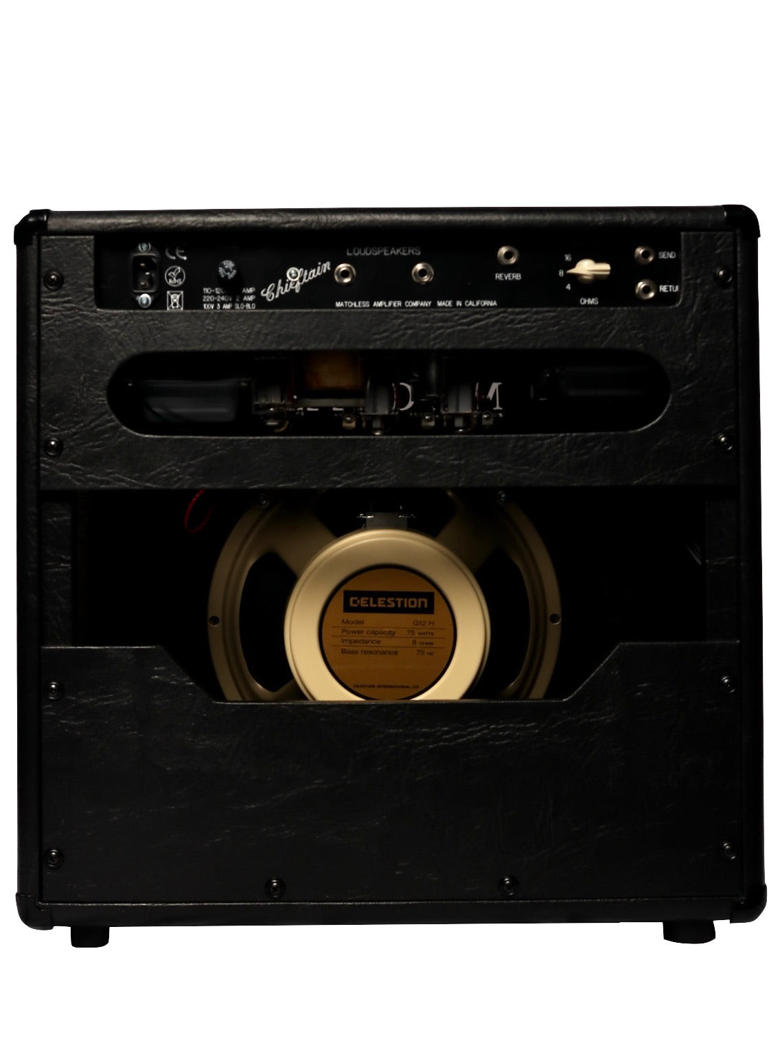 2025 Matchless Chieftain Reverb 1x12 Combo Black / Silver #J22121