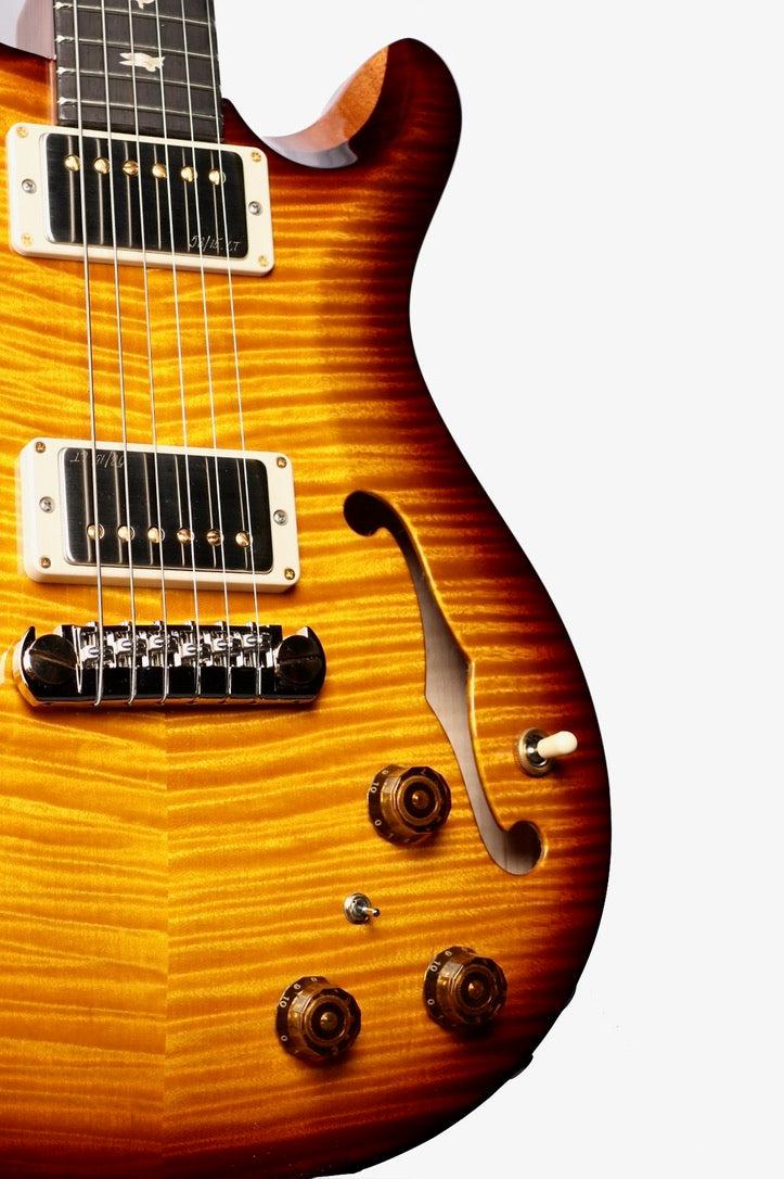 PRS Hollowbody II Piezo 10 Top Tobacco Wrap Burst #370776 - Paul Reed Smith Guitars - Heartbreaker Guitars