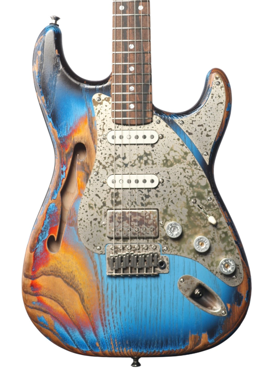 Paoletti Alfa Lounge Semi-Hollow HSS Heavy Deep Blue #341326