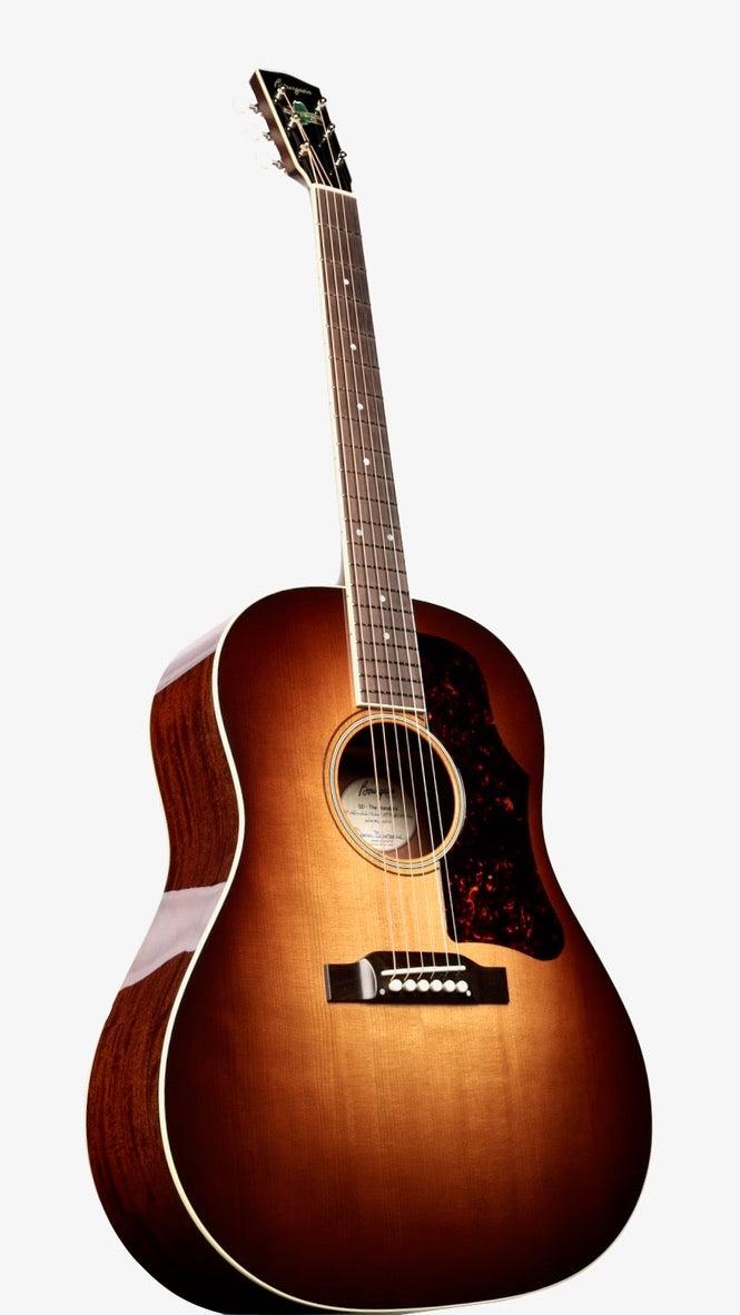 Bourgeois "The Standard" NAMM 2024 Edition Sloped Dreadnought Aged Tone Adirondack / Figured Sinker Mahogany #10315 - Bourgeois Guitars - Heartbreaker Guitars
