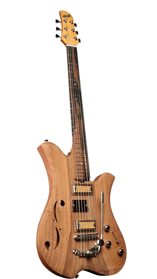 Bacci Leonardo Dual Output Semi-Hollow Noce Bacci NAMM 2024 Edition #110BLF00065 - Bacci - Heartbreaker Guitars