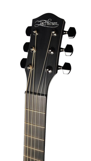 McPherson Carbon Fiber Touring White Original Pattern Blackout #12338 - McPherson Guitars - Heartbreaker Guitars