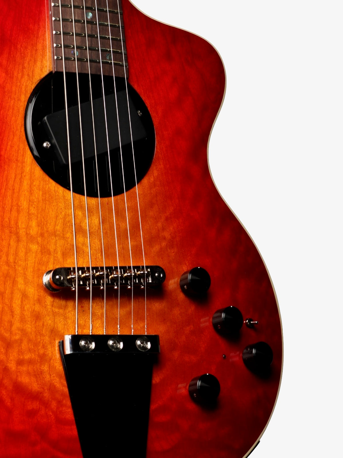 Rick Turner Model 1 Custom Cherry Burst Figured Maple Top #6141