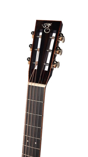 Santa Cruz OOO Fort Ross Chapel Redwood / Upgraded Quilted Mahogany #6184 - Santa Cruz Guitar Company - Heartbreaker Guitars