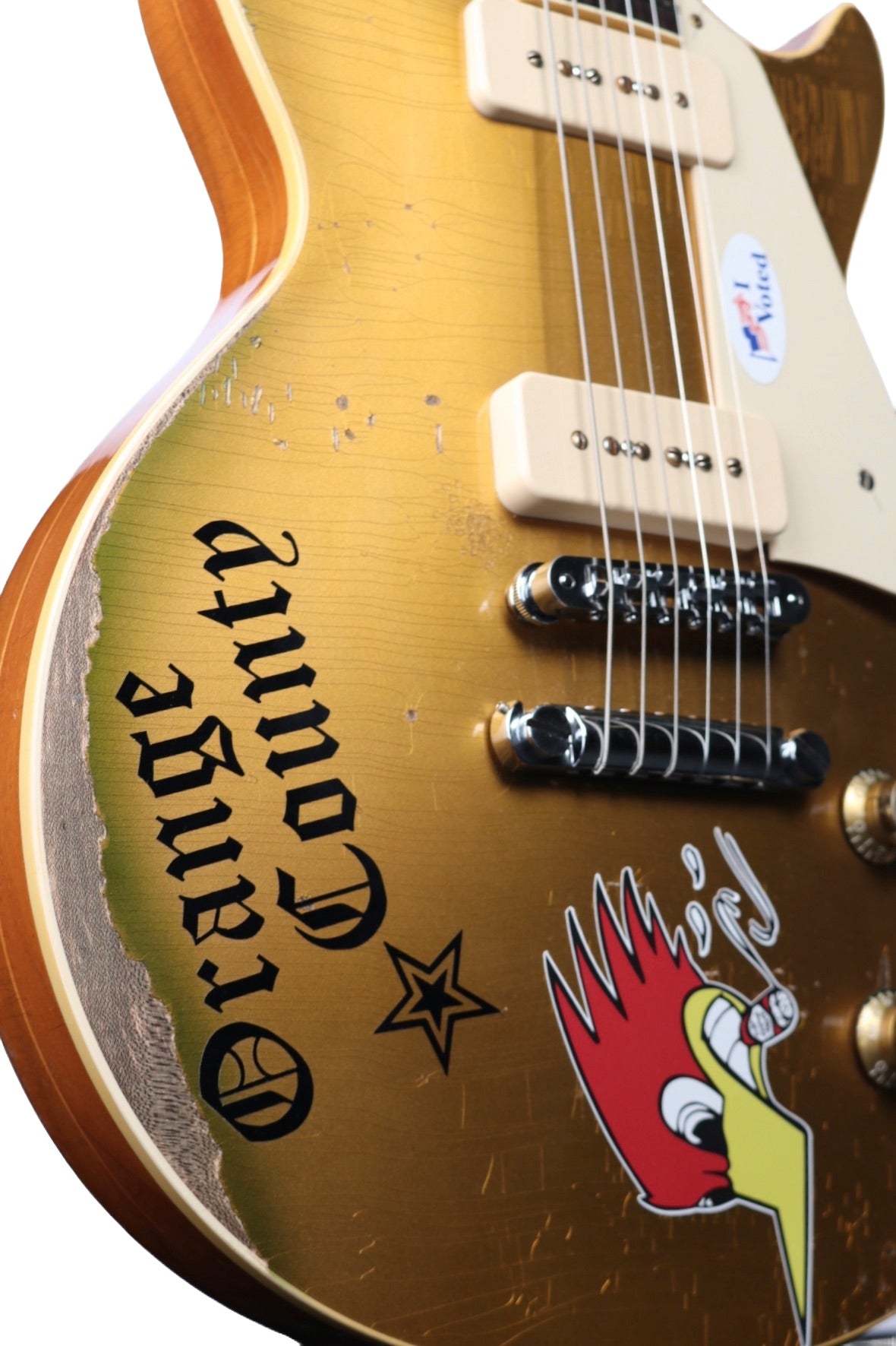 Gibson Murphy Labs Mike Ness Signature 1976 Les Paul Deluxe Goldtop Aged #MN057 (Pre-Owned)