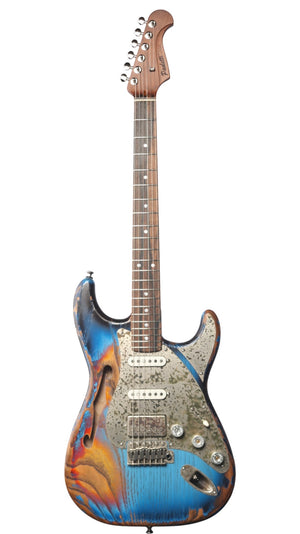Paoletti Alfa Lounge Semi-Hollow HSS Heavy Deep Blue #341326