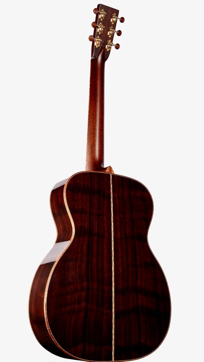 Bourgeois DB Signature Deluxe Single O Aged Tone Adirondack / Figured Indian Rosewood #9571 - Bourgeois Guitars - Heartbreaker Guitars