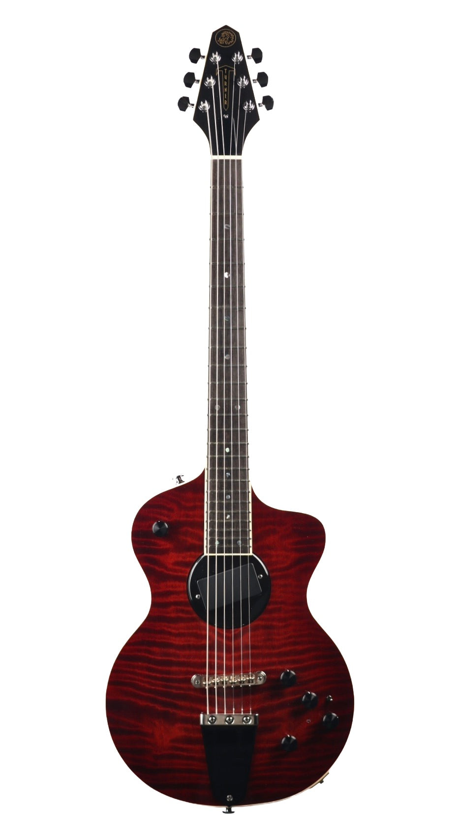 Rick Turner Model 1 Custom Flamed Redwood w/ Full Electronics Package #6039